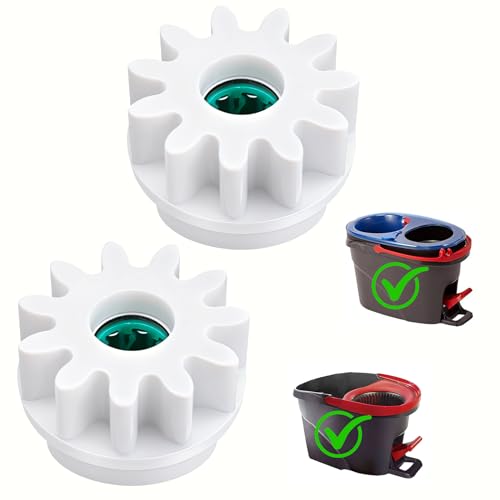 Pedal Bearing Replacement Fits OCedar Mop Bucket - 2 Pack Easy Fix One Way Clutch Gear Sprockets Repair, Compatible with Vileda Rotation Mop Buckets & OCedar Replacement Parts