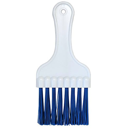 Midwest Hearth Air Conditioner & Refrigerator Coil Cleaning Brush – Long Bristle HVAC Fin Cleaner for AC Condenser, Evaporator, Coils