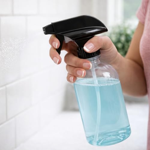 28-400 Black Trigger Sprayer – Spray/Stream/Off Nozzle, 9.25” Dip Tube, 1.3cc Output – Heavy-Duty PP Plastic Replacement Sprayer (2 -Pack) (Bottles Not Included)