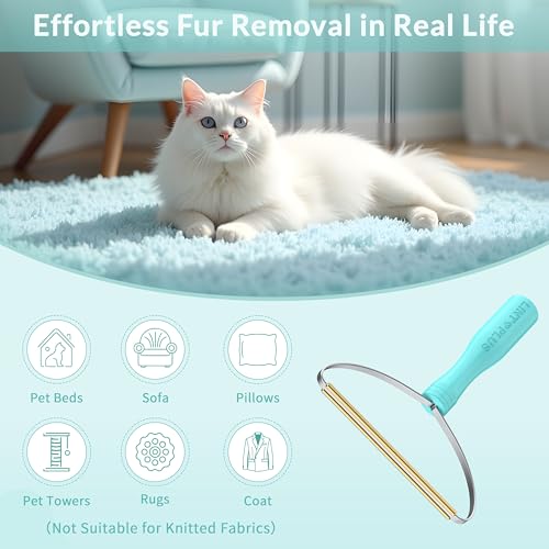 Deep Cleaner Pro Pet Hair Remover-Special Cat Hair Remover Multi Fabric Edge and Carpet Rake Scraper by LINTPLUS-Dog Hair Remover for Rugs,Couch & Pet Towers-Easy to Every Hair! - size: Pro