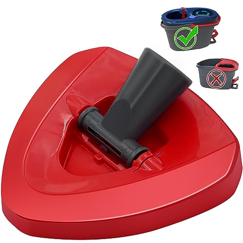 Spin Mop Replacement Head Base Compatible with Ocedar RinseClean 2 Tank System Only Spin Mop Heads Base Replacement for O Cedar Mop Replace Head, Rotating Mop Base for EasyWring RinseClean Spin Mop - color: Mop Base-2 Tank Rinseclean System