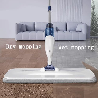 mop Spray Wet Mops for Floors Microfiber Dust Dry Mop with 2 Microfiber Washable Pads Hard Wood Floor Mop for Commercial Home mops - size: 38cm