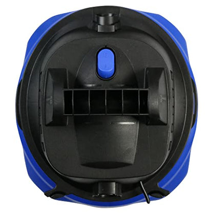 Koblenz WD-5 L2 Wet Dry Vacuum Cleaner, 5 Gallon Shop Vac 3.5 PHP, 3-in-1 Suction & Blower, Swivel Casters, Twist-N-Lock Hose, Large Vacuum Cleaners for Home, Workshop, Car, Blue/Black - size: 5 Gallon 3.5 HP