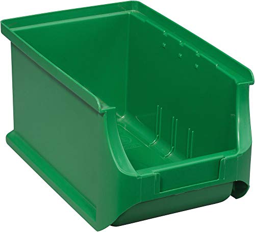 Allit 456211 Size 3 Storage Bin, Green, 235 x 150 x 125 mm - color: Green