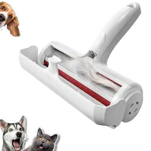 LeXmo ABS Pet Hair Remover - Dog and Cat Reusable Lint Roller for Couch Furniture Carpet Clothing and Bedding Hair Remover Tool for Cleaning Surfaces - Upgraded Animal Fur Removal Tool