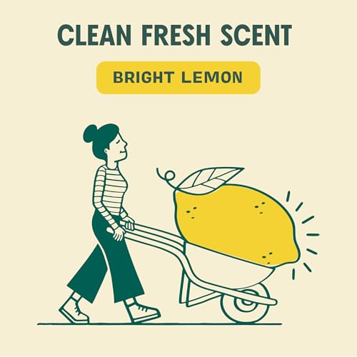 Aunt Fannie's Ultra Concentrated Floor Cleaner Vinegar Wash, Multi-Surface Solution For Mopping, Value Size, Bright Lemon Scent, 64 oz - size: 64 Fl Oz (Pack of 1)