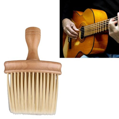 Keyboard Cleaning Brush, Wooden Piano Cleaner Brush, Instrument Dusting Brush Anti-Static Double Sided Ultra Soft Brush, Universal Guitar Laptop Synthesizers Keyboard Brush