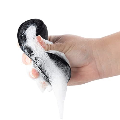 HIC Kitchen Sudz-Power Scratch-Free Scrubber Sponges, Long Lasting Polyurethane, BPA Free, Round, Set of 2 - style: Round, Set/2