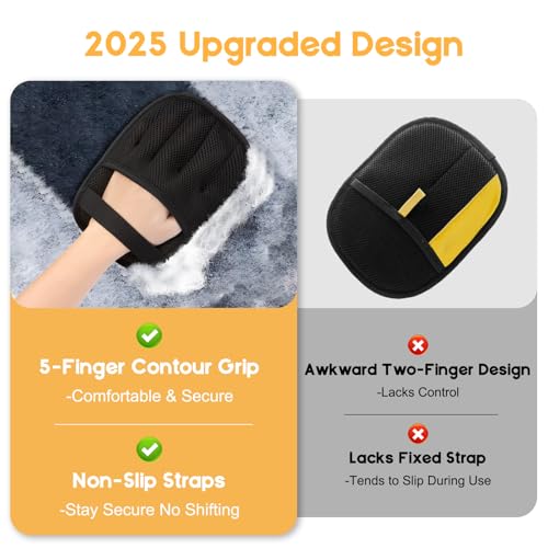 VerdeVilla Magic Brush Pet Hair Removal, Upgrated Pet Hair Remover Gloves for Cats Dogs, Efficient Grooming Gloves Brush for Couch, Furniture, Sofa, Clothing, Reusable Pet Hair Removal Tools,1PCS