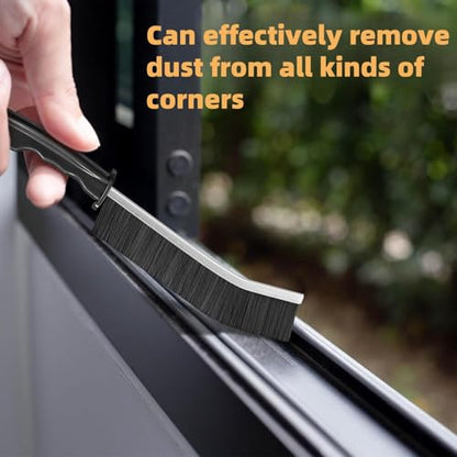 Hard Bristle Crevice Cleaning Brush - 6Pcs Multifunctional Gap Cleaning Brush to Clean Narrow Spaces, Corner Cleaning Brush for Bathroom Kitchen Shower Window Grout Tile