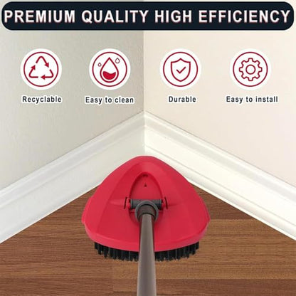 Scrub Brush, 2 Pcs Spin Mop Scrub Brush Head Compatible for O Cedar EasyWring 1-Tank System, Hard Bristle Cleaning Brush for Bathroom, Kitchen, Tub and Tile (2pack Brush) - size: 2pack brush