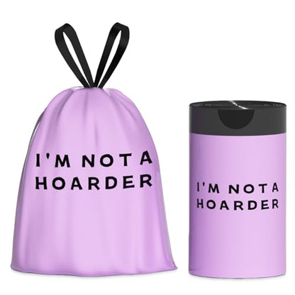 13 Gallon Trash Bags with Drawstring and Text Printing, Leakproof and Odor Control Garbage Bags Tall Kitchen, Tear-Resistant Kitchen Trash Bags for Home, Portable Garbage Bags, 50 Count - style: Letter-13 Gallons