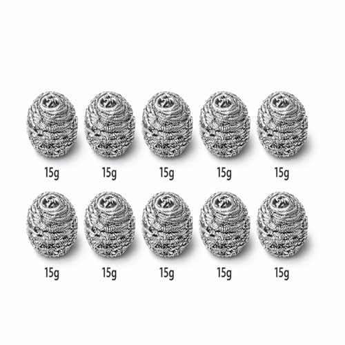30 PCS Kitchen Cleaning Sponge Set, Heavy Duty Non Scratch Scrubber Pack with Sponges, Steel Wool Scrubbers & Scouring Pads for Dishes, Pots, Pans & Multi Surface Cleaning.