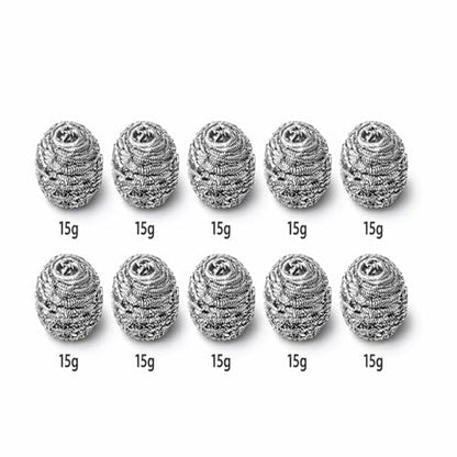 30 PCS Kitchen Cleaning Sponge Set, Heavy Duty Non Scratch Scrubber Pack with Sponges, Steel Wool Scrubbers & Scouring Pads for Dishes, Pots, Pans & Multi Surface Cleaning.