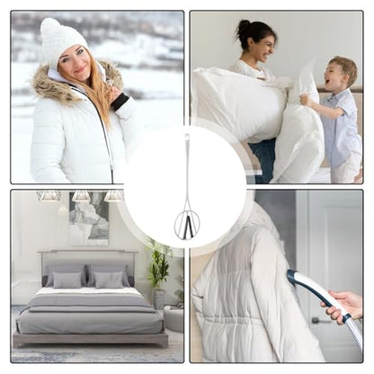 Manual Carpet Rug Beater, Carpet Beater Dust Removal Tool, Long Handle Duster Manual Rug Comforter Beaters Furniture Dust Remover Detail Duster Cleaner