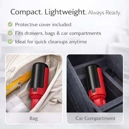 Pet Hair Remover Roller- Pet Hair Removal Tool with Strong Grip for Effortless Cleaning- Pet Hair Roller Lifts Fur from Clothes, Furniture & Car- Keep Your Home Fur-Free with Easy Cat Hair Lint Roller - color: Red/Black