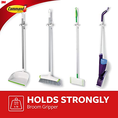 Command Broom Gripper, 1-Gripper (17007-HWES), Organize Damage-Free - size: 1 Gripper
