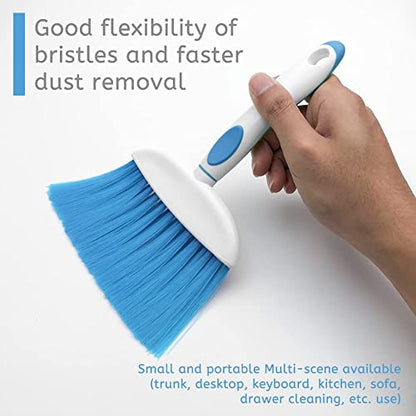 Small Broom and Dustpan Set, Small Dustpan and Brush Set, Mini Dust pan and Brush, Hand Broom and dust pan, Mini dustpans are Ideal for Cleaning Little Areas Like Desks, Chairs, Kitchens, pet Rooms. - size: 1pcs