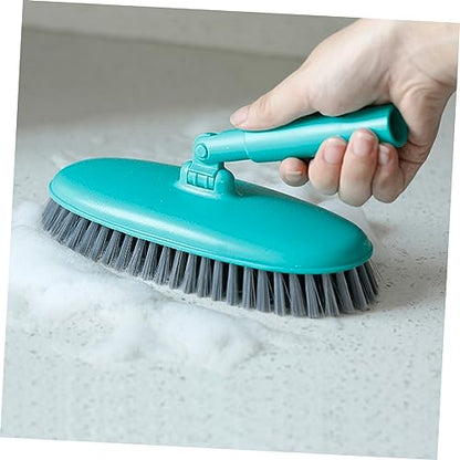 Healeved Long Handle Floor Cleaning Brush Soft Bristle Tile Scrubber for Easy Use Floors Bathtubs and Tiles Green