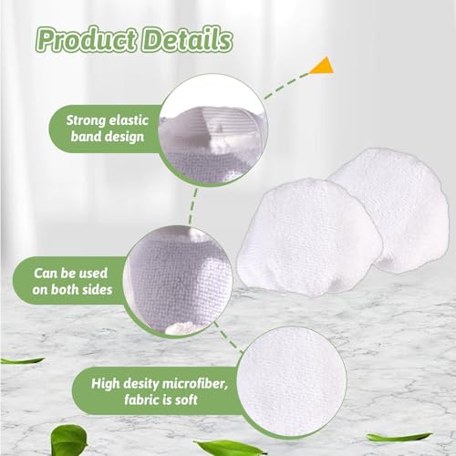12Pack Microfiber Cloths for Handheld Steam Cleaner Compatible with Bissell Steam Shot, Comforday, PurSteam, Wagner Spraytech, Universal Washable Steam Cleaner Accessories - color: 12PCS