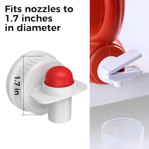 KMOUANTS [2 Pack] Laundry Detergent dispenser Nozzle Switch Holder, Upgraded Nozzles Switch Easily，detergent and softener accessories Fits Most Economic Sized Bottles、laundry room organization