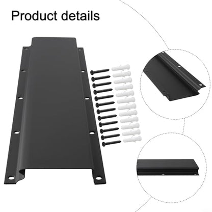 Toughened Carbon Steel Wall Mounted Organizer with Hook Setup for Maximum Efficiency in Storage(E) - size: E
