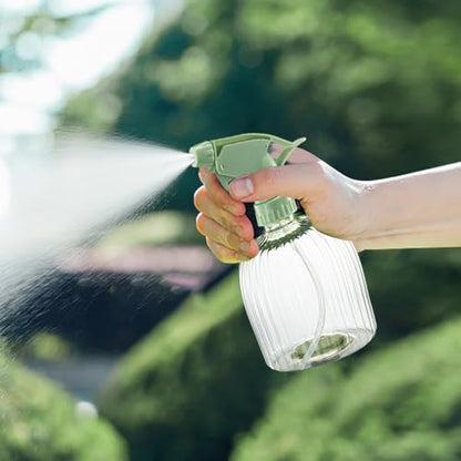 Reusable Watering Can, Adjustable Spray Bottle, Multi Purpose Plant Spraying Tool, Sturdy Garden Household Cleaning Sprayer for Indoor Outdoor Plant Care Gardening Use 6.97x4.53x3.54 Inches - color: Green