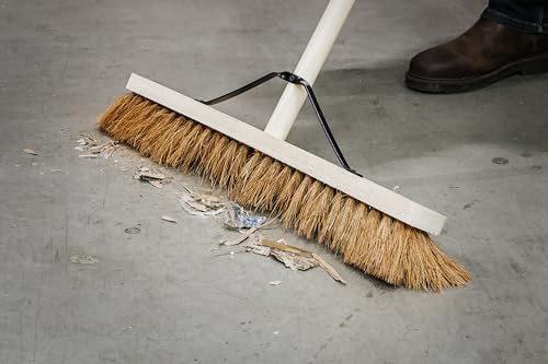 Sealey BM24S Soft Bristle Broom, 600mm - size: 600mm