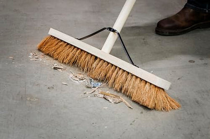 Sealey BM24S Soft Bristle Broom, 600mm - size: 600mm