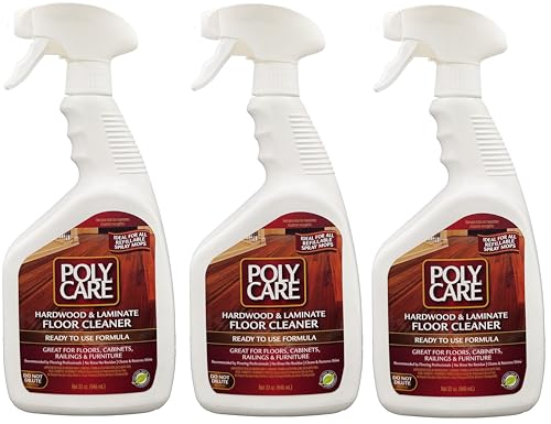 Laminate Floor Cleaner and Hardwood Floor Cleaner Spray - Versatile Solution Safe for Vinyl Floors, Wood Floors, and Engineered Hardwood Floors - 96 Fl Oz - color: 3 PACK