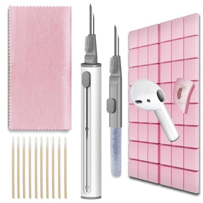 MOLOPPO Cleaning Putty,Phone Cleaning Kit with Clean Pen, Remove Ear Wax&Dirt&Gunk from Device's Small Crevices, for AirPod Cleaner Kit for Airpods Charging Case/Headphones/Electronics, Pink - color: B8-Pink