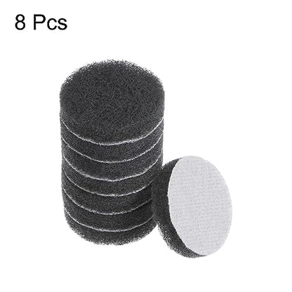 HARFINGTON 8pcs Drill Power Brush 2 inch Tile Scrubber Scouring Pads 800-1000 Grit for Bathroom Kitchen Household Cleaning - color: Grey, size: 800-1000 Grit