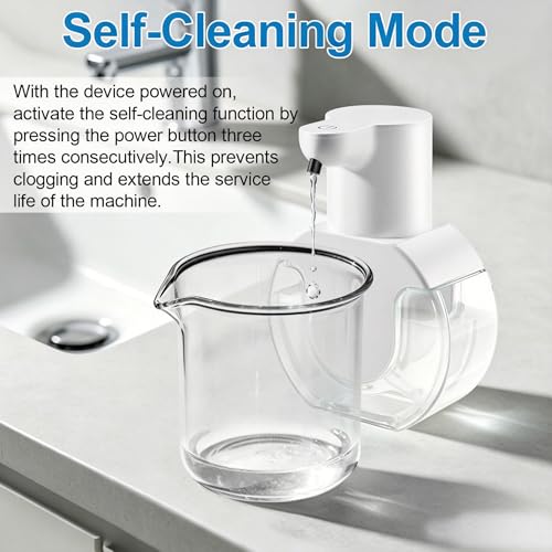 2 Pack Automatic Liquid Soap Dispenser,14.2oz/420ML Touchless Automatic Soap Dispenser,Rechargeabled Wall Mounted Smart Pump for Bathroom Kitchen - color: White, style: 2 Pack Liquid