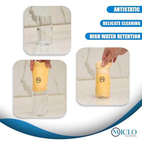 Microfibre Premium Cleaning Cloth Set of 3 - Magic Cloth | All Purpose, Absorbent Washcloth | Microfiber for Window, Kitchen, Bathroom | Lint-Free, Scratch-Free Glass CLoth | 16'' x 24'' | Soft Series