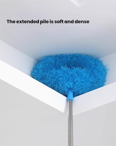 1PC Microfiber Ceiling Fan & Wall Cleaner Duster – Reusable Cleaning Tool for Blades, Windows, Glass & Furniture (Green) - color: Green