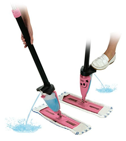 Numatic 629349 Hetty Manual Spray Mop 1 Year Warranty, Pink