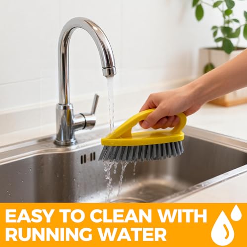 Household Kitchen Cleaning Brush | Comfort Grip Handle Durable Scrub Brush for Stain Removal 29-3 - color: Cleaning Brush