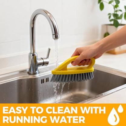 Household Kitchen Cleaning Brush | Comfort Grip Handle Durable Scrub Brush for Stain Removal 29-3 - color: Cleaning Brush