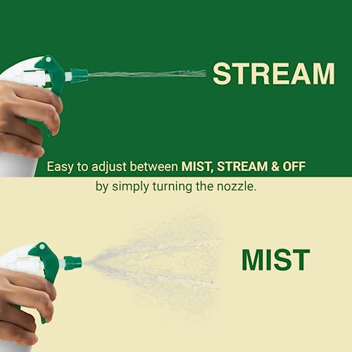 Heluva Green Spray Bottle Nozzle Replacement, Bottle Tops Only - Sprayer Nozzle Triggers for Heavy Duty, Commercial, Home Cleaning Solutions - Fits 8,16,24,32 oz Plastic & Glass Bottles, Mixed 3 pack - color: Mixed, size: 3 Pack