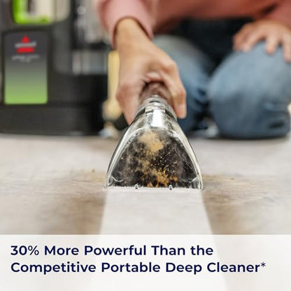 BISSELL® Little Green® Max Pet Portable Carpet and Upholstery Deep Cleaner, Car/Auto Detailer, with Self-Cleaning Tough Stain Tool and Pet Hair Removal Tool (3860) - style: Little Green Max Pet