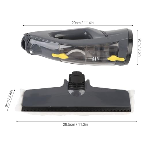 GLOGLOW Window Vacuum, Powerful Handheld Cleaner, Cordless Rechargeable Electric Squeegee with 2000mAh Battery for Windows and Mirrors