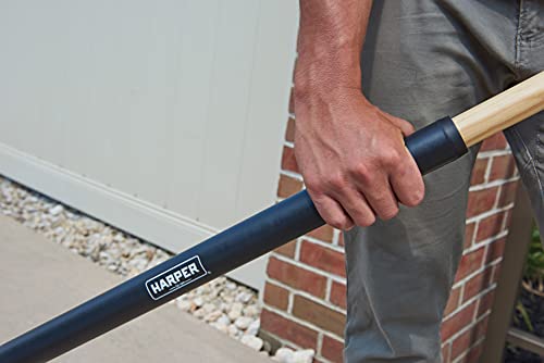 Harper 24 Inch Premium Indoor/Outdoor Wet/Dry, Dirt, Soil, Mulch All-Purpose Push Broom with Semi-Stiff Bristles, Grass and Oil, Wood Handle - style: Premium Indoor/Outdoor Wet/Dry Push Broom