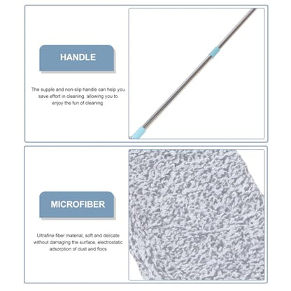 Home Cleaning Tool with Handle Flexible Under Appliance Duster for Dust Removal Hard Reach Areas Microfiber Cloth for Cleaning