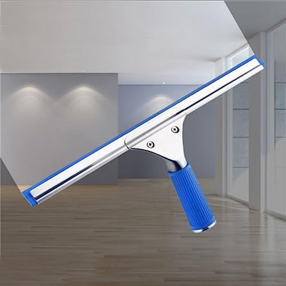 18 Inch Window Squeegee with Removable Blade Windows Clean Glass Cleaning Water Wiper (18in/45cm, Blue) - color: Blue, size: 18in/45cm