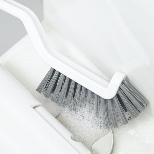 Multifunctional House Corner Gap Cleaning Brush Long Handle Angled Bristles Groove Brush Bathroom Kitchen Cleaning Tools 29cm