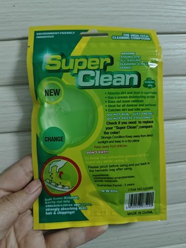 Car Cleaning Gels 3 Pack, Clean Putty Dust Cleaner Kit, Auto Detailing Tools Cleaning Putty Car Interior Cleaner, Keyboard Cleaner, Cleaning Slime Car Cleaning Supplies Gift for Men Women, 240g - color: Green,Pink,Yellow