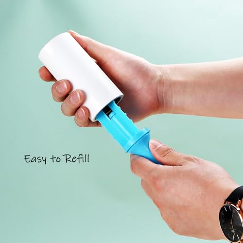 Lint Roller Refills 4 inch Bulk 10 Rolls Total 600 Sheets Extra Sticky Lint Remover Replacement Refills Compatible with Evercare PetLovers Muji IKEA and Others (Inside Dia. 1-1/2 inch) - size: Inside Dia. 1-1/2 inch