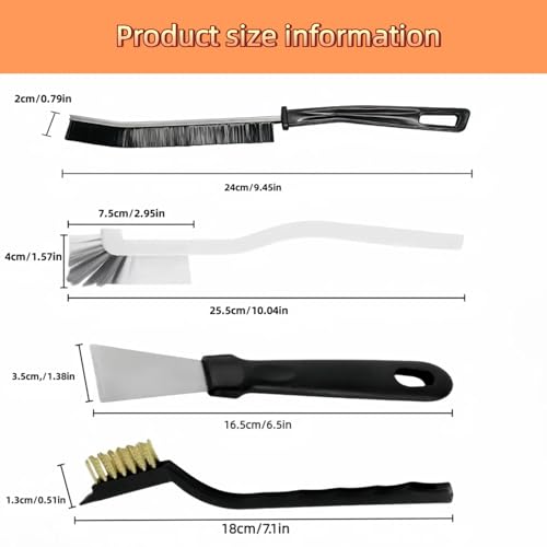 19Pcs Crevice Cleaning Brush Set, Hard Bristle Cleaning Brush，Multi Purpose Gap Brush for Kitchen,Bathroom, Window Tracks,Corner, Sink, Cup. Home Essentials Scrub Cleaning Tools