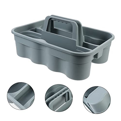 SOLUSTRE Large Storage Basket Cleaning Organizer Rattan Box for Home Commercial Use