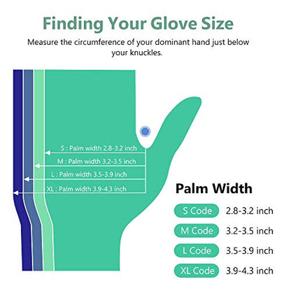 squish Disposable Gloves, 100 Count 4 mil Clear Vinyl Gloves Latex Free Powder-Free Health Glove Cleaning Rubber Glove for Kitchen Cooking Cleaning Food Handling, Large - size: Large (Pack of 100)